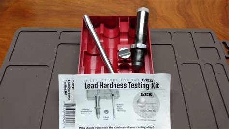 cast bullet lee hardness tester